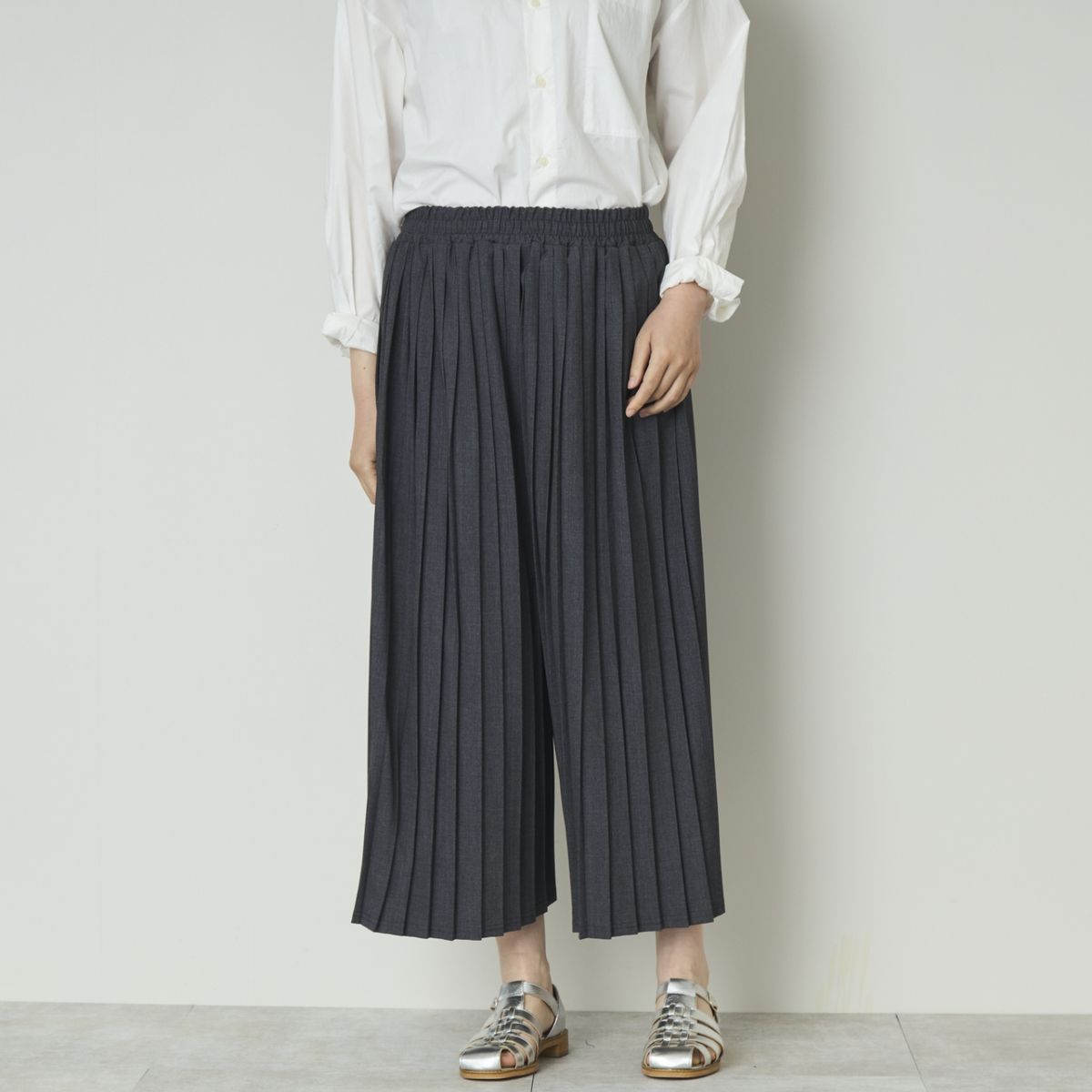 denicher/プリーツワイドパンツ